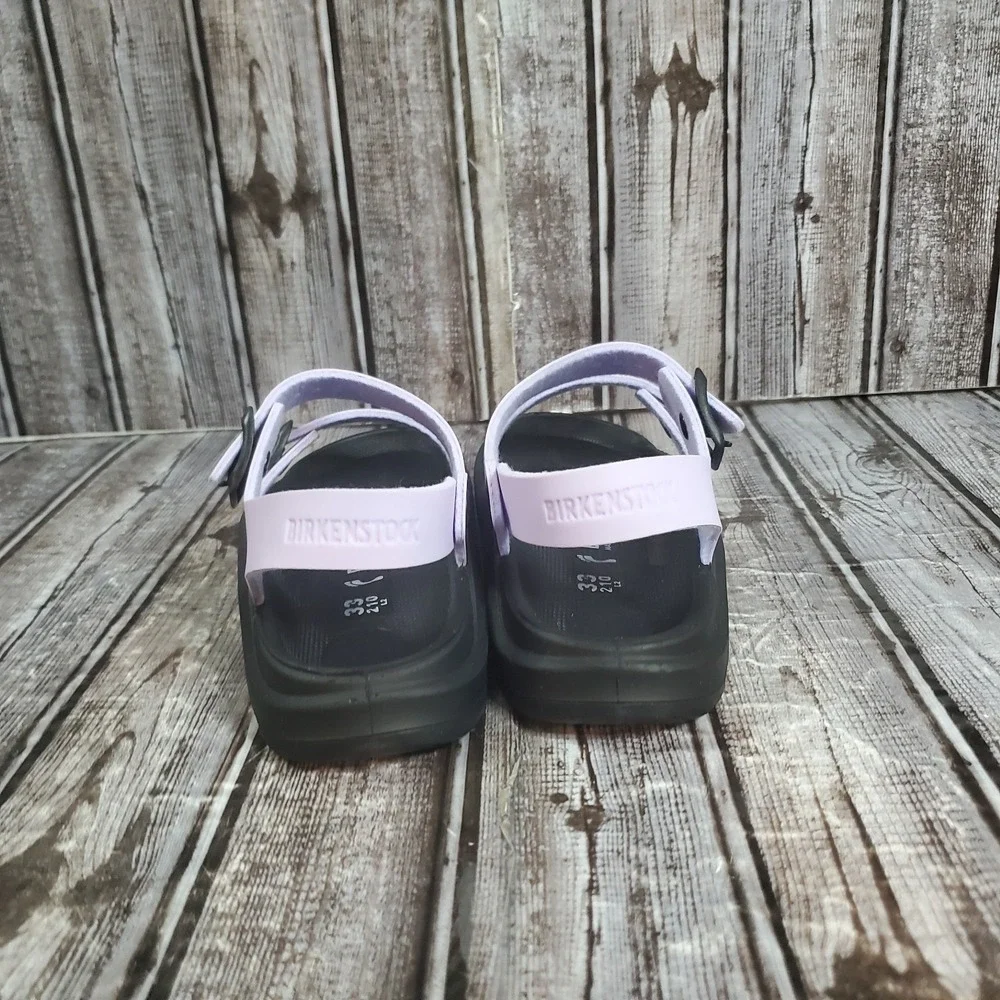 Birkenstock Youth Mogami Purple Fog Black Narrow Fit 1023581 Size 2Y EU 33